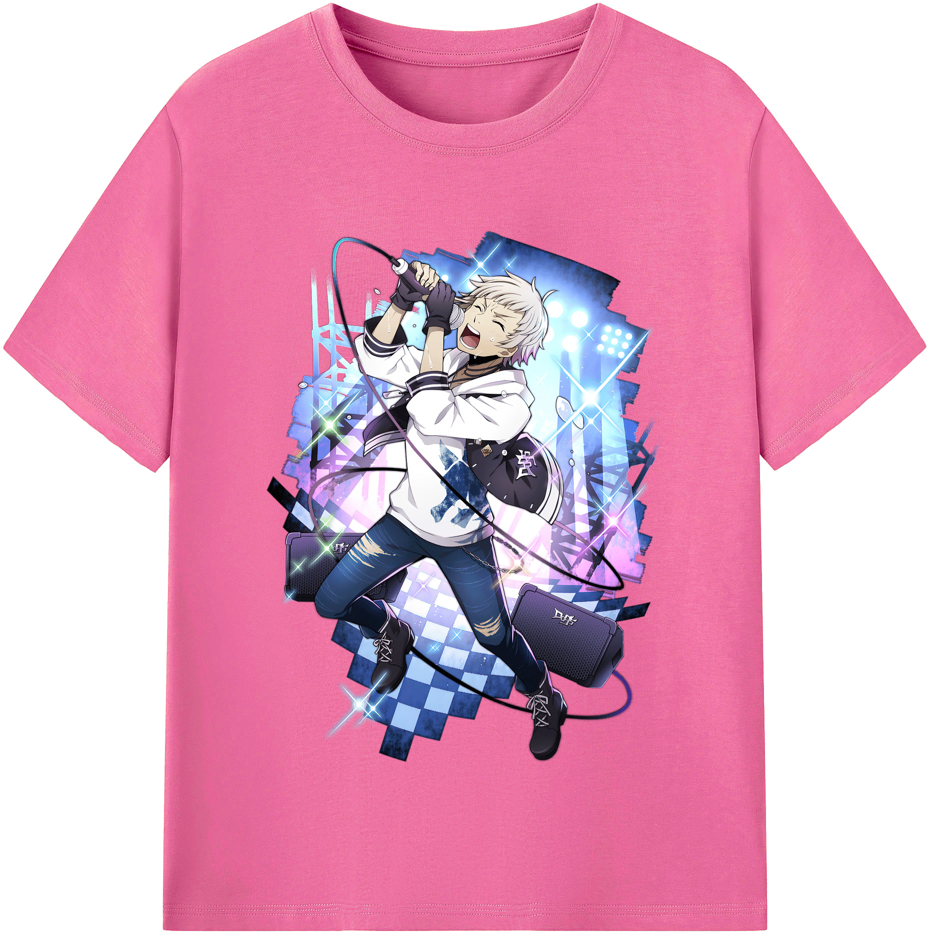 （画像用） 文豪ストレイドッグス Bungo Stray Dogs レディースカジュアルプリントTシャツ（綿100％）